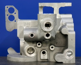 Complex Aluminium Casting with 6 CNC machined faces