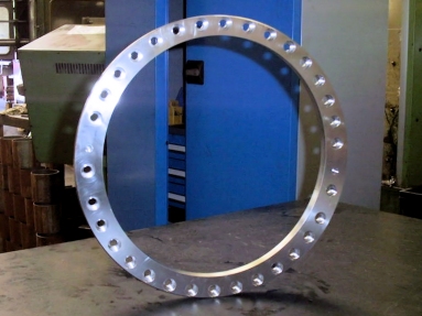 Large Complex CNC Machined Component - Elliptical Ring